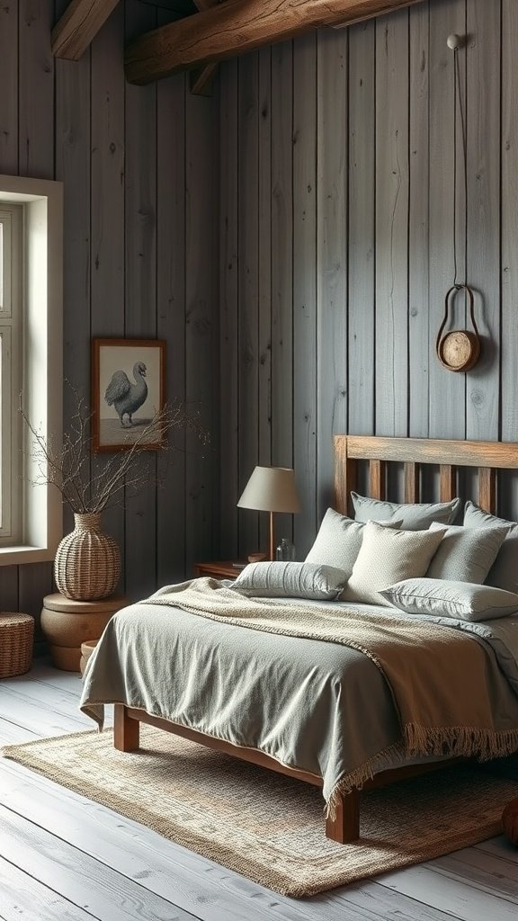 17 Modern Bedroom Ideas Featuring Grey Walls